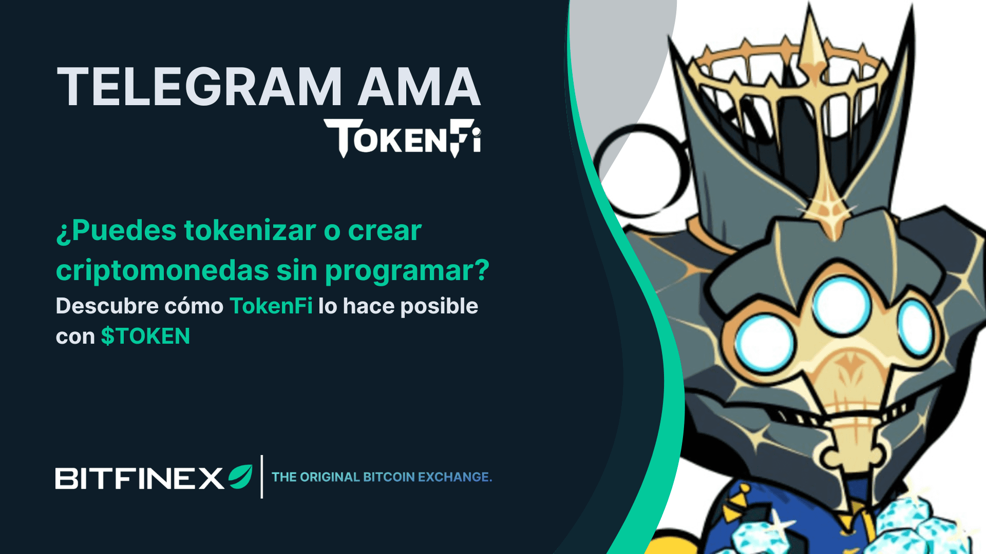 Puedes tokenizar y crear monedas sin programar